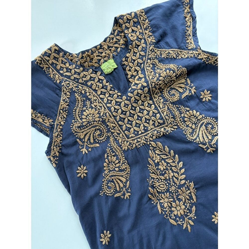 Roller Rabbit Embroidered Dress XS - Picture 2 of 6